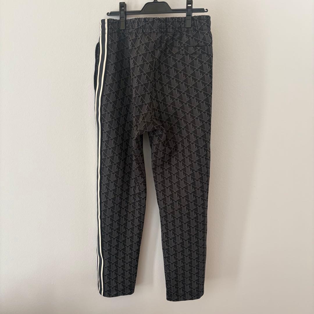 ラコステ　LACOSTE サイドテーピングモノグラムジャカードトラックパンツ　M