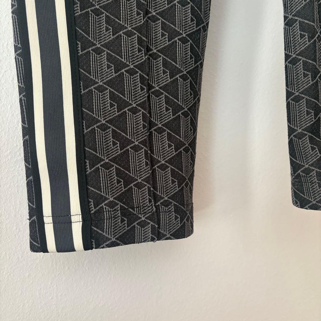 ラコステ　LACOSTE サイドテーピングモノグラムジャカードトラックパンツ　M