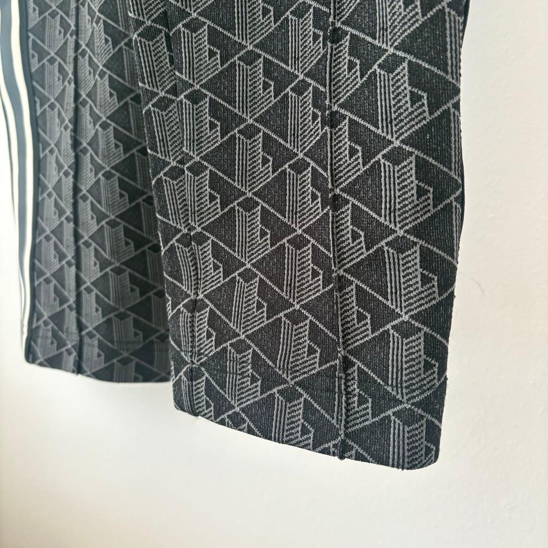 ラコステ　LACOSTE サイドテーピングモノグラムジャカードトラックパンツ　M