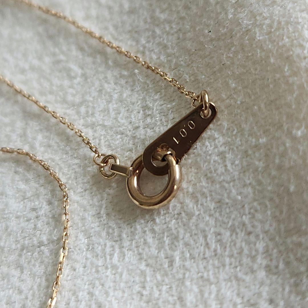 ダイヤモンド♡【ミントジャム】K10イニシャル『J』ネックレス☆アガット 好きも