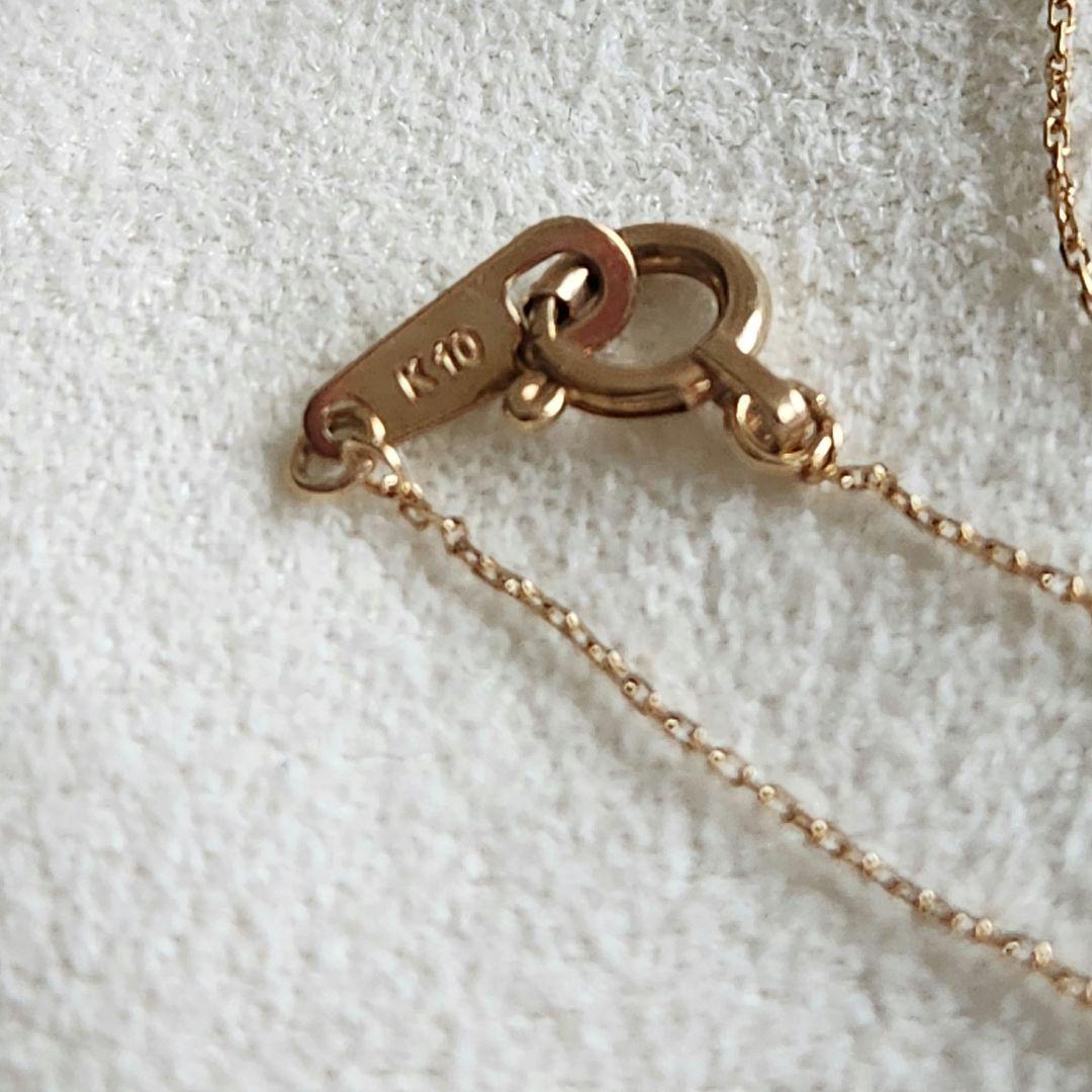 ダイヤモンド♡【ミントジャム】K10イニシャル『J』ネックレス☆アガット 好きも