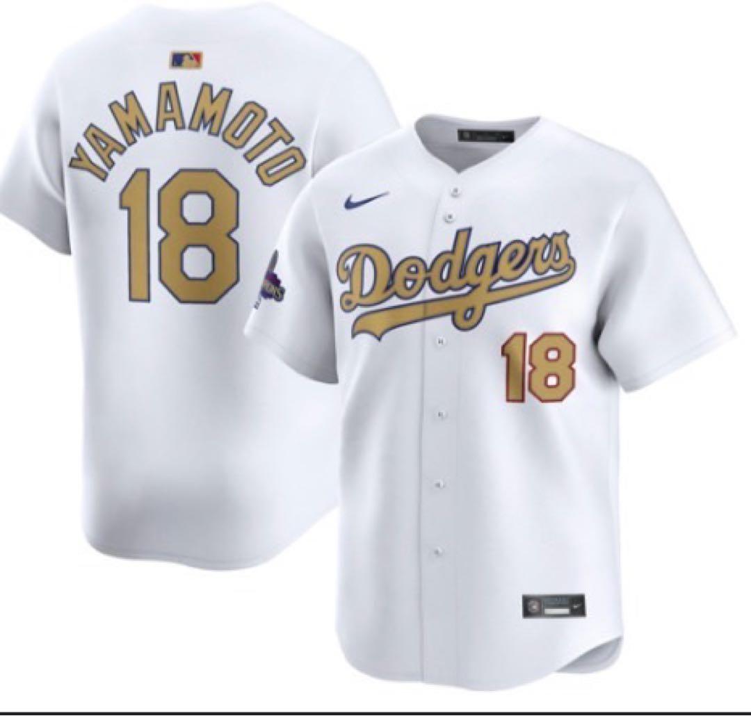 ドジャース　山本由伸 選手　ゴールド コレクション　ユニフォーム　L