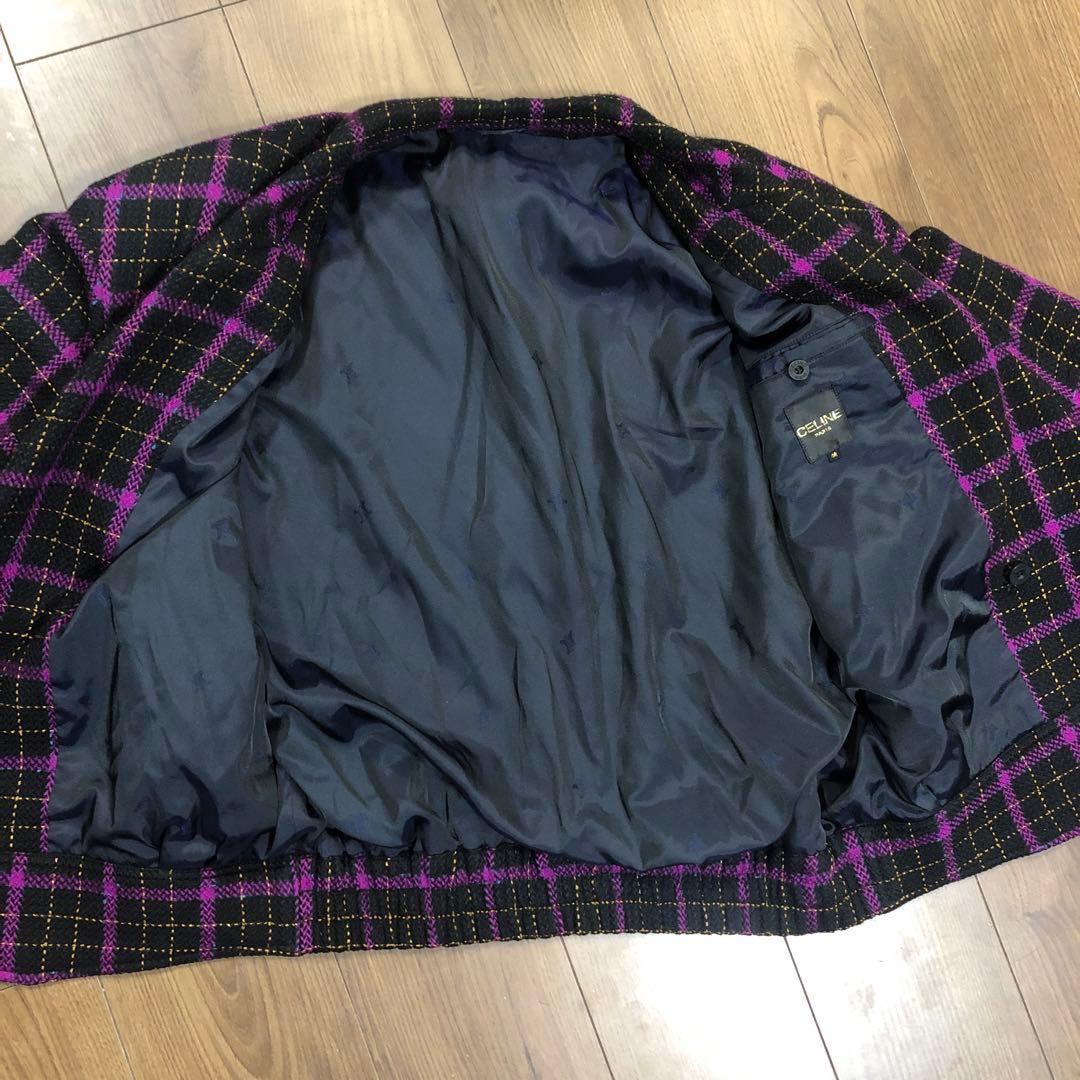 CELINE セリーヌ　ビンテージ　ジャケット　金ボタン