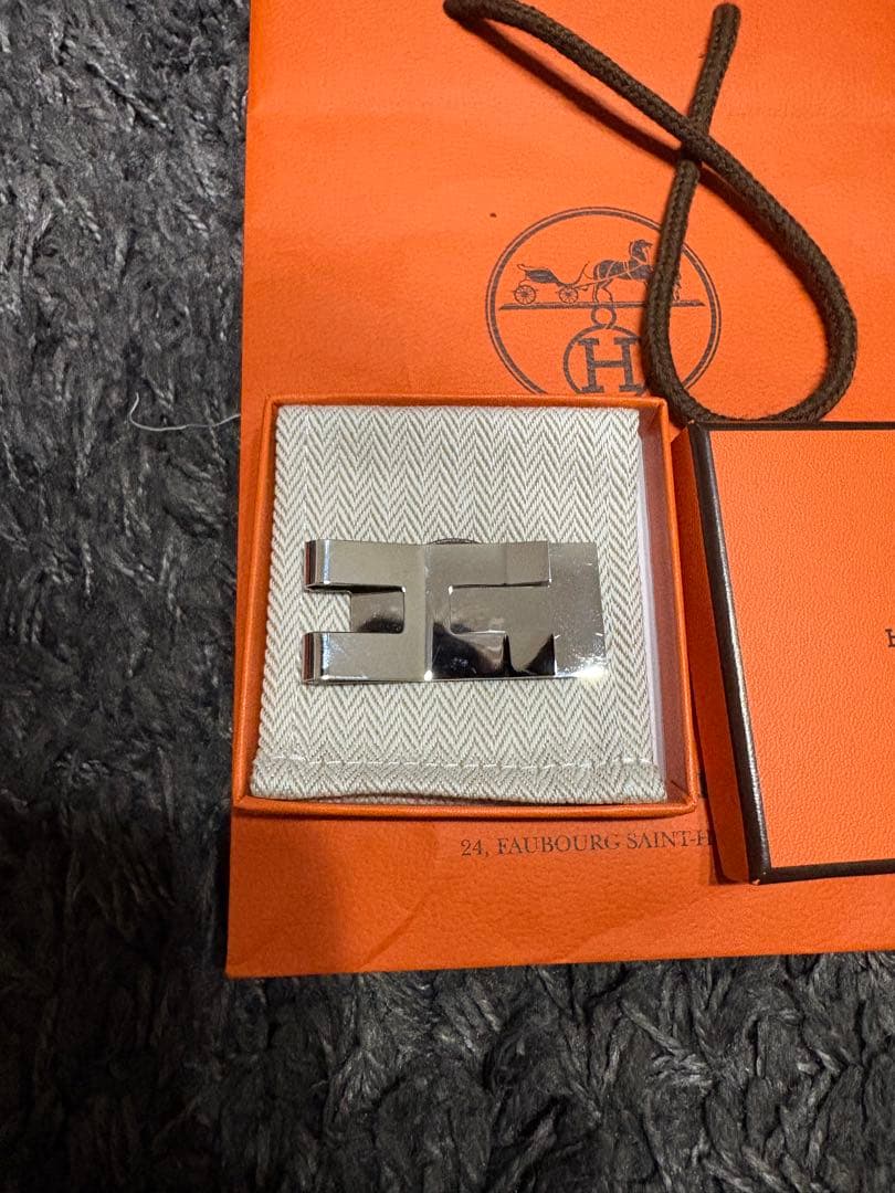 HERMES メタル マネークリップ