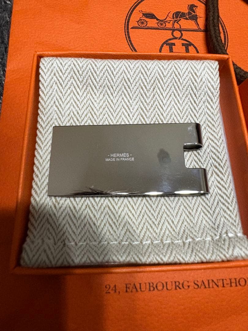 HERMES メタル マネークリップ