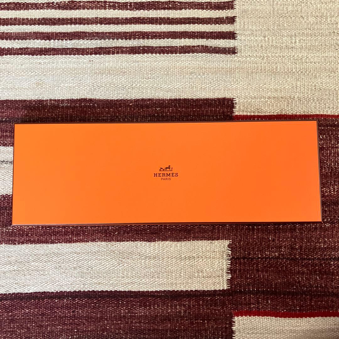 ABC様限定　エルメス　HERMES ネクタイ　オレンジ
