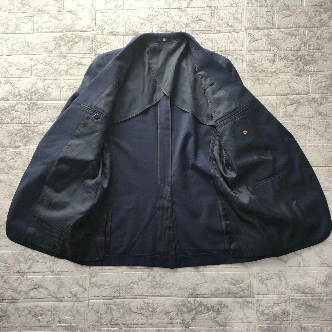 【XL】スーツセレクト　3ピース　セットアップスーツ　ネイビー　A7
