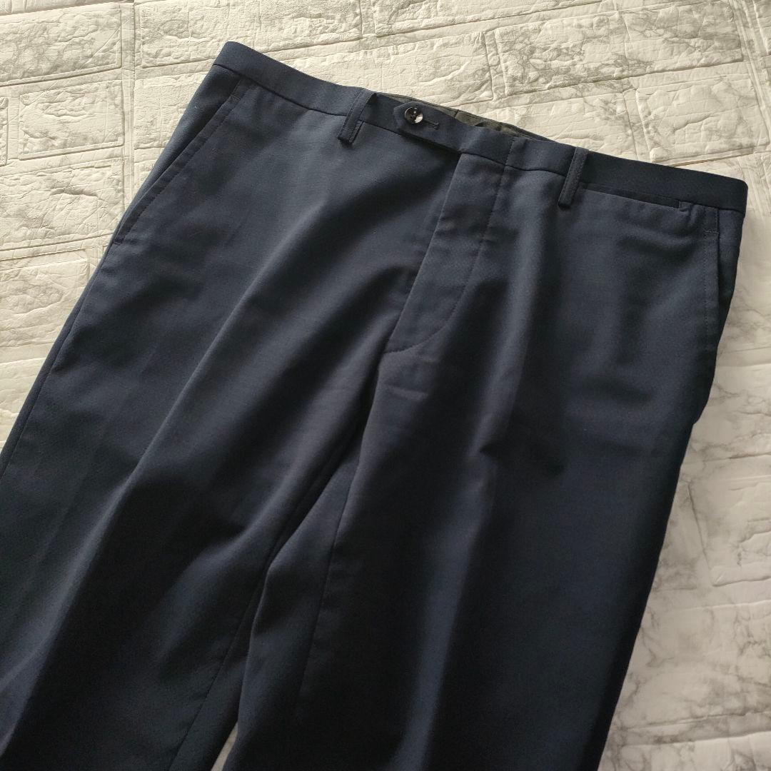 【XL】スーツセレクト　3ピース　セットアップスーツ　ネイビー　A7