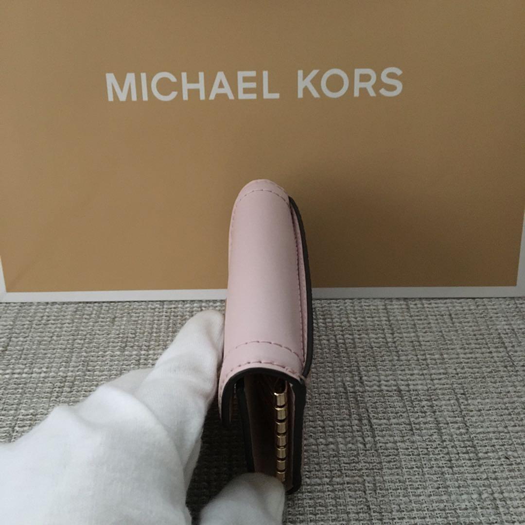 新品 マイケルコース MICHEAL KORS シグネチャーピンク キーケース