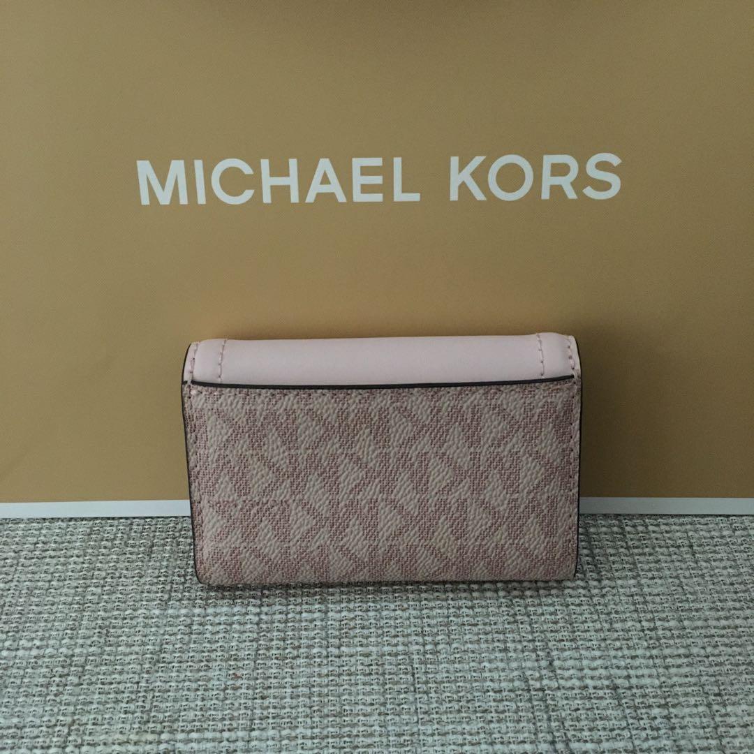 新品 マイケルコース MICHEAL KORS シグネチャーピンク キーケース