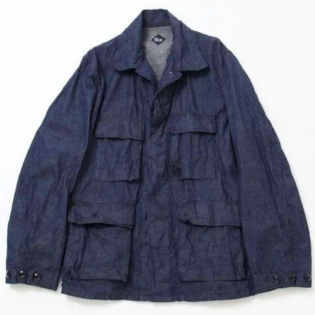 あおCORONA UTILITY DENIM B.D.U JACKET