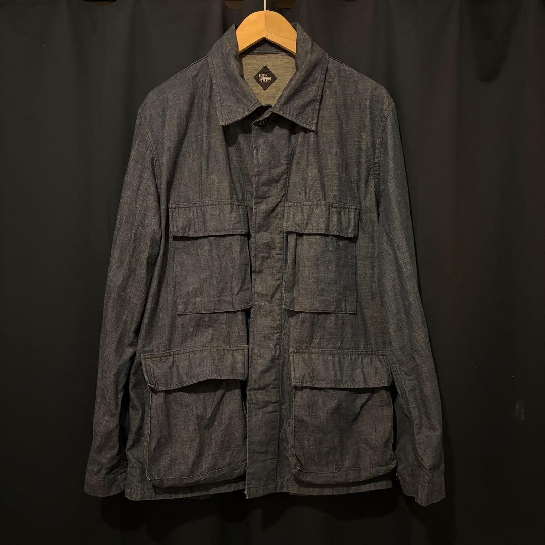 あおCORONA UTILITY DENIM B.D.U JACKET