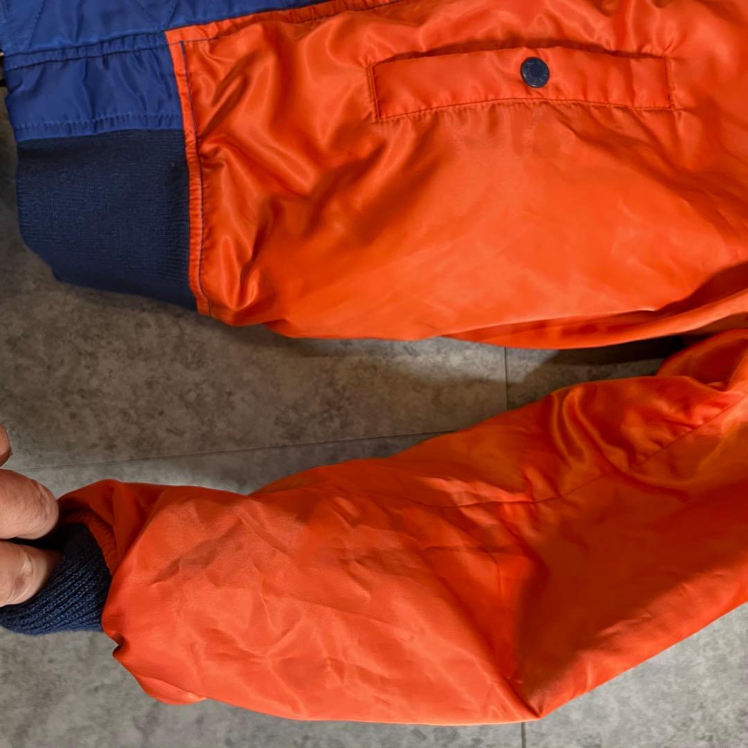 アーチロゴ　L ワッペン　AVIREX MA-1 フライトジャケット ミリタリー