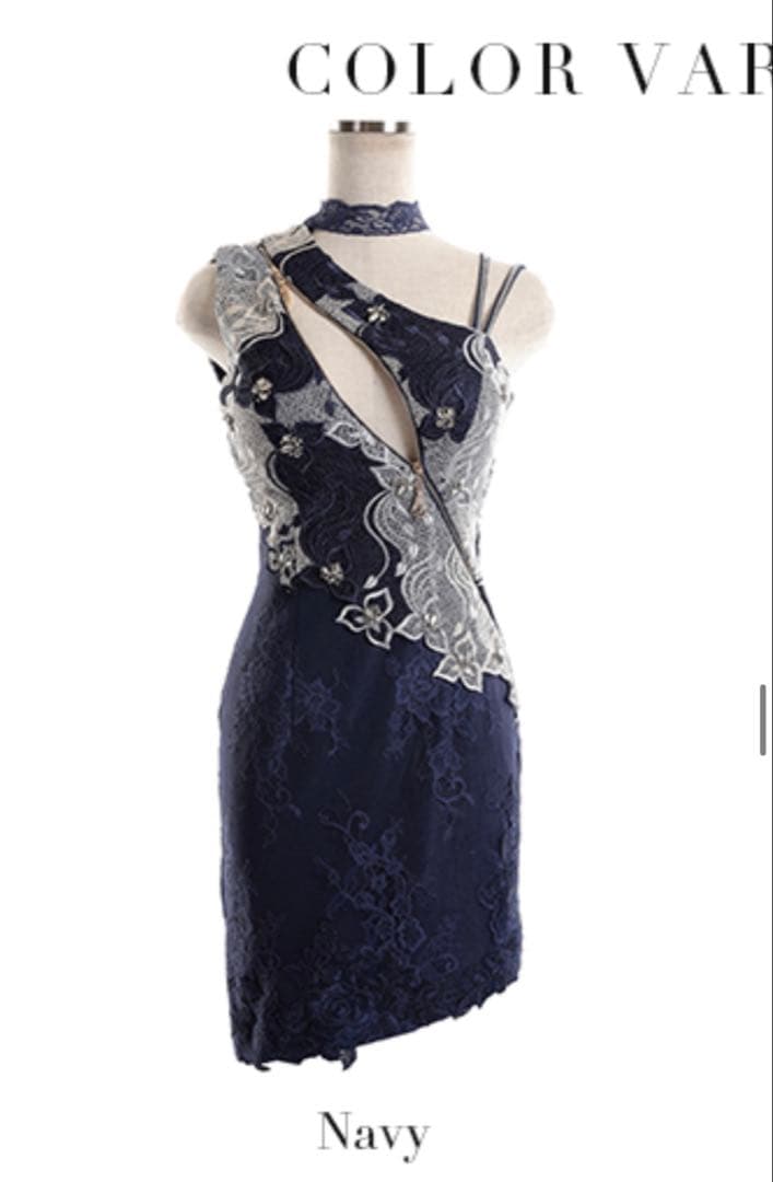 新品　robe de fleurs glossy ドレス　M シュガー