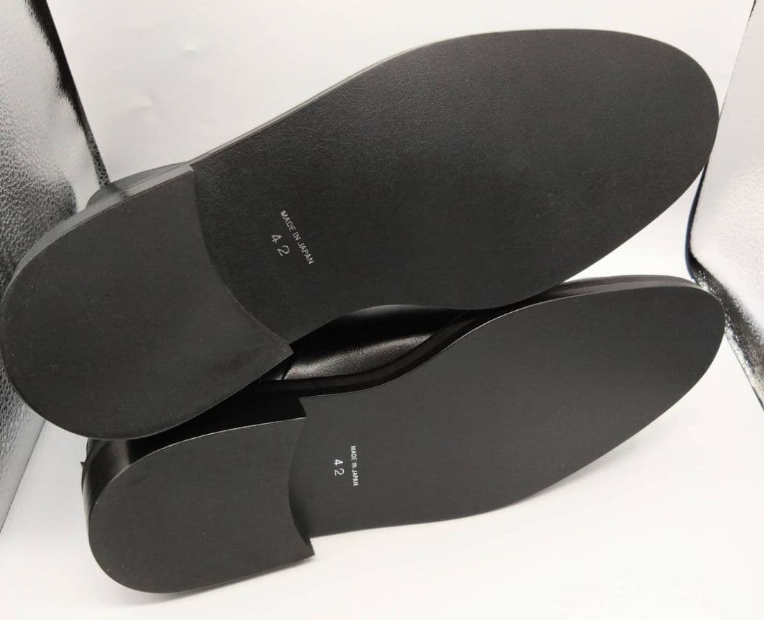 新品 ISHMM イシュム back zip boots black レザー42