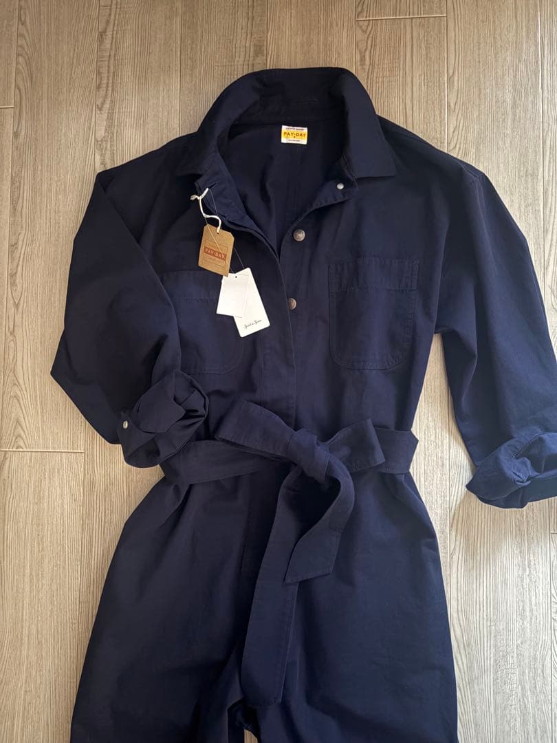 （新品）Spick & Span ジャンプスーツ ネイビー 38サイズ