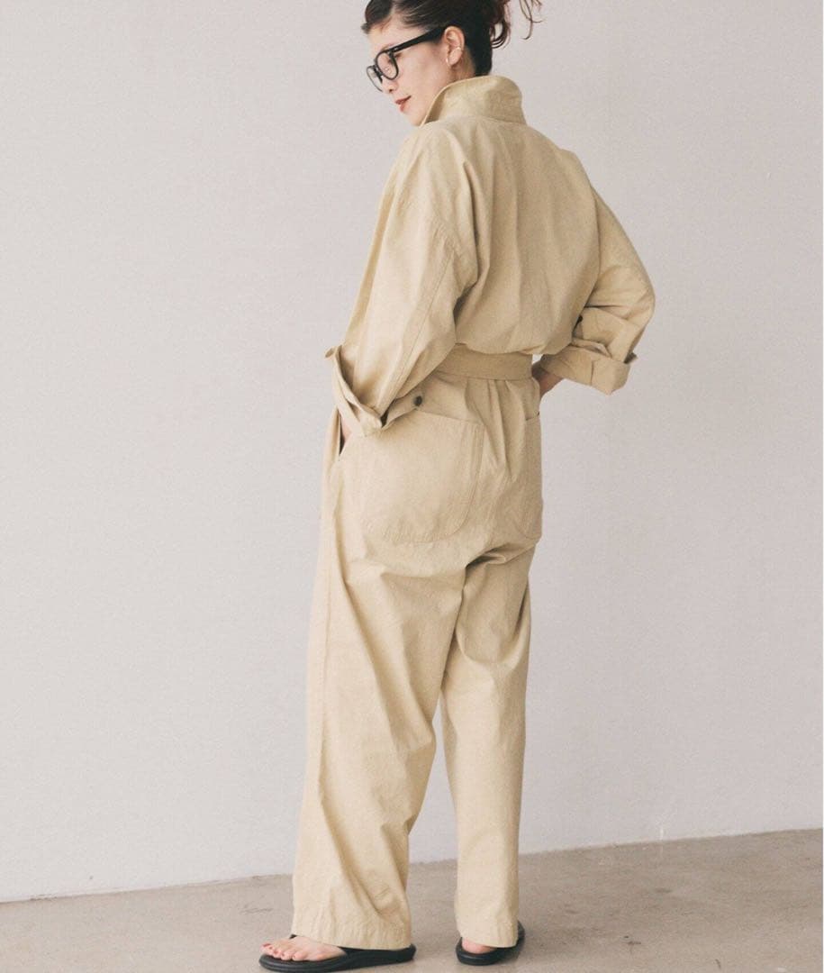 （新品）Spick & Span ジャンプスーツ ネイビー 38サイズ