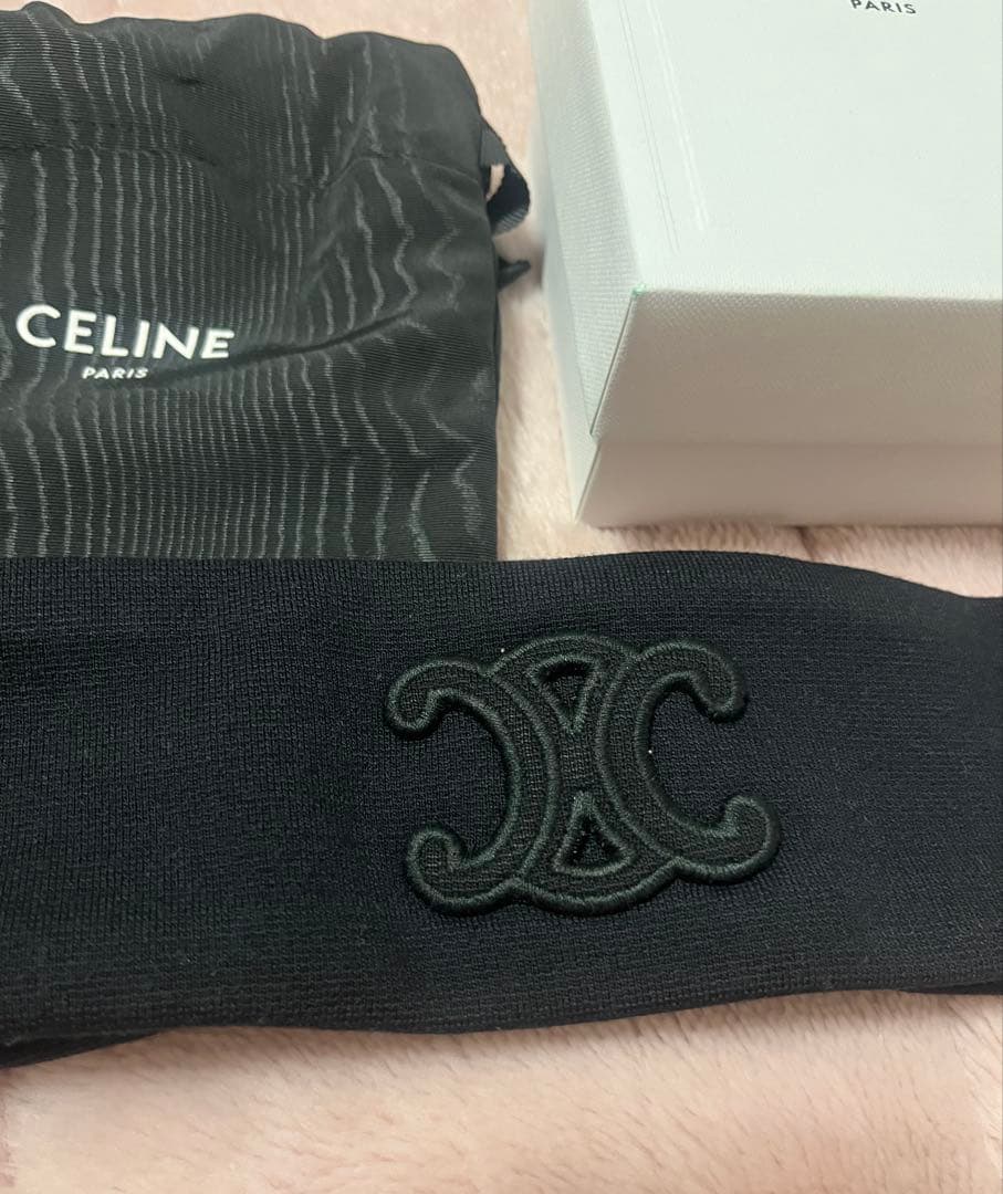 CELINE トリオンフ　ヘアバンド
