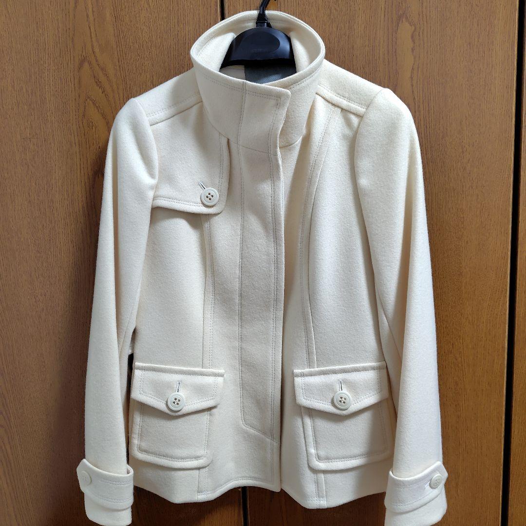 BURBERRY BLUE LABEL 38 アンゴラ混ウールコート