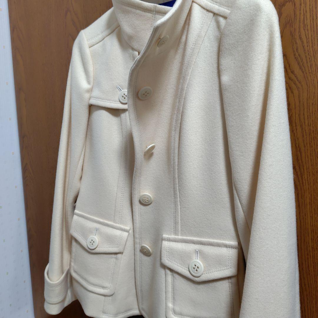 BURBERRY BLUE LABEL 38 アンゴラ混ウールコート