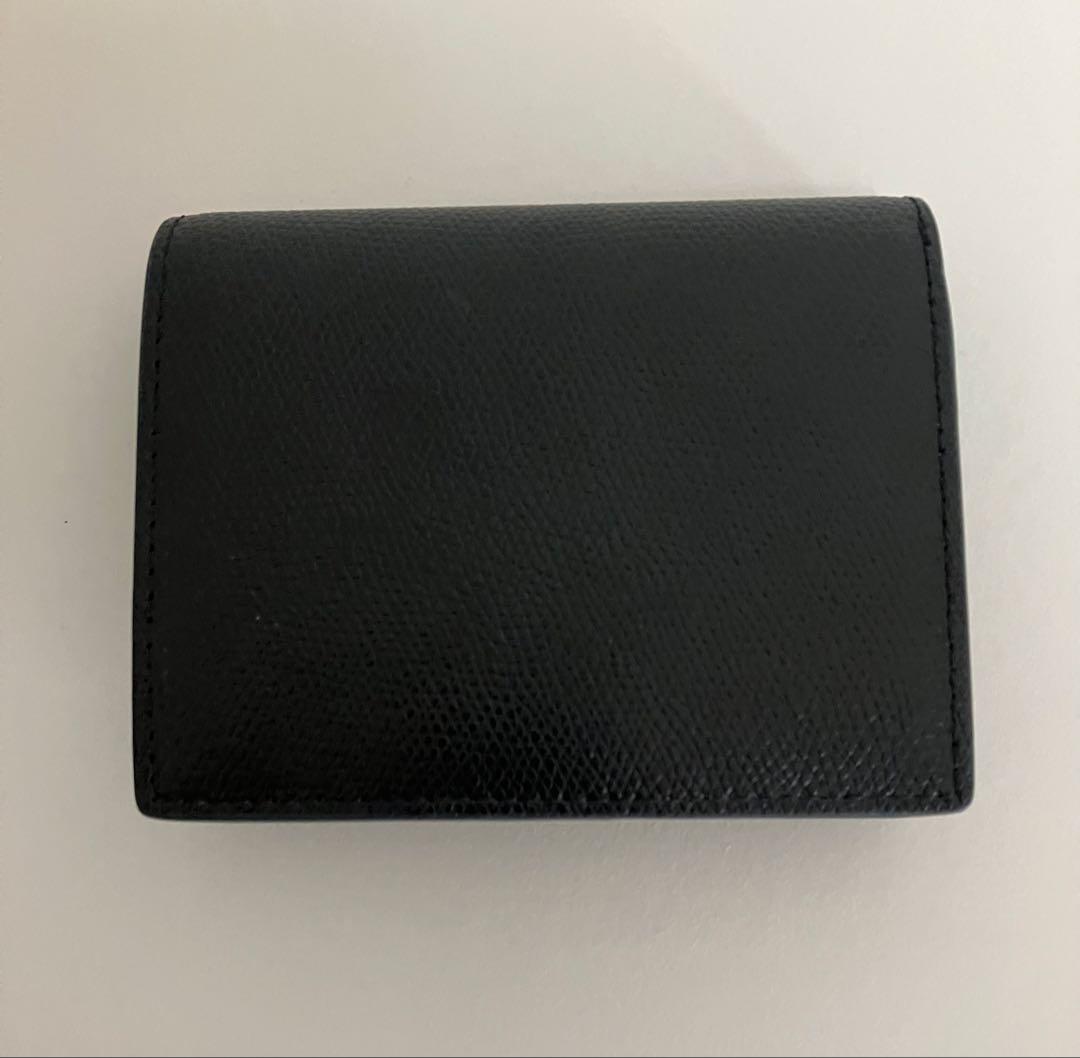 【新品未使用】フルラ FURLA レザー二折財布 コンパクトウ オレット 黒