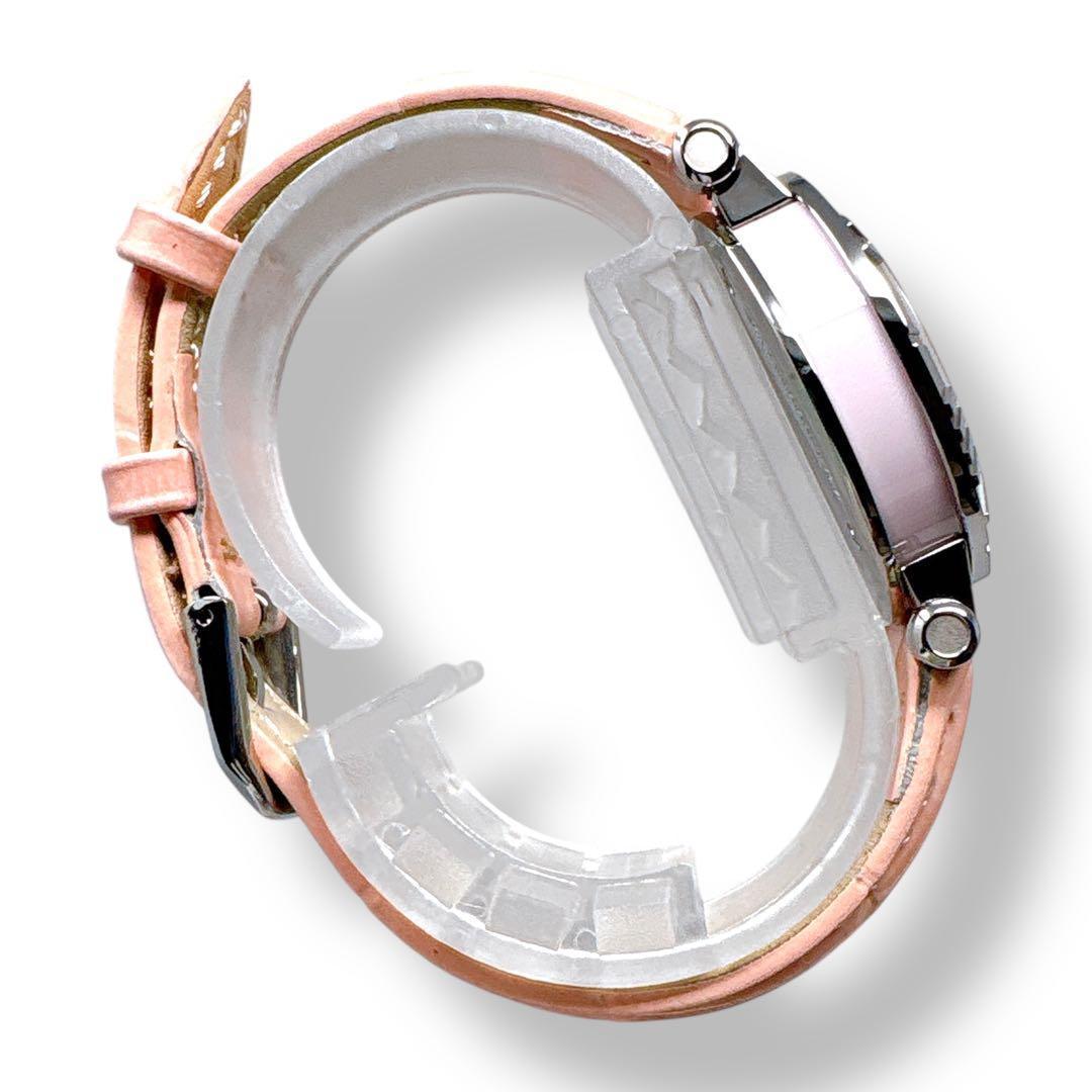 ティファニー アトラス Z1300 革ベルト ピンク レディース 時計 ブランド