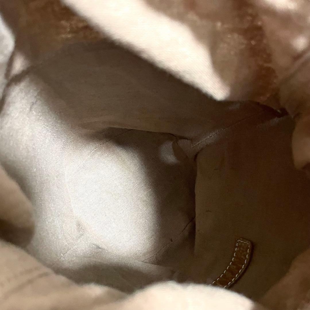 大人気色/AYAKO アヤコ　ショルダーバッグ　ポタリ　巾着　ブラウン　レザー