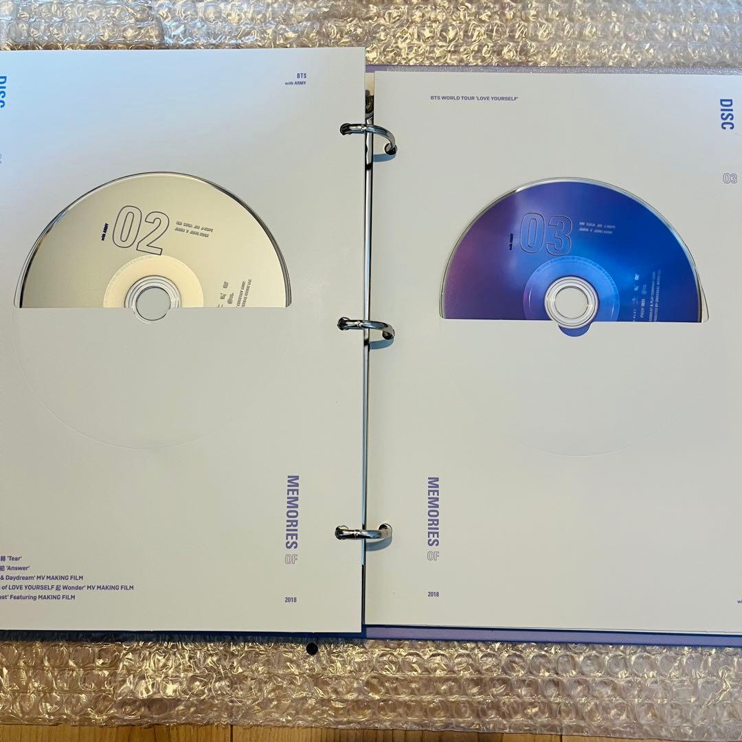 【V テヒョントレカ付】BTS Memories of 2018 DVD