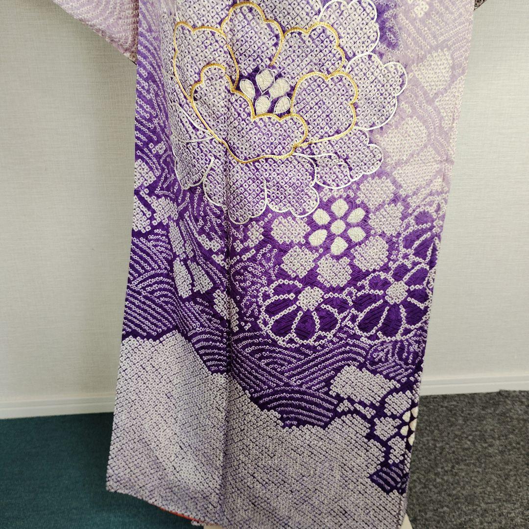 総絞りの訪問着と京袋帯のセット