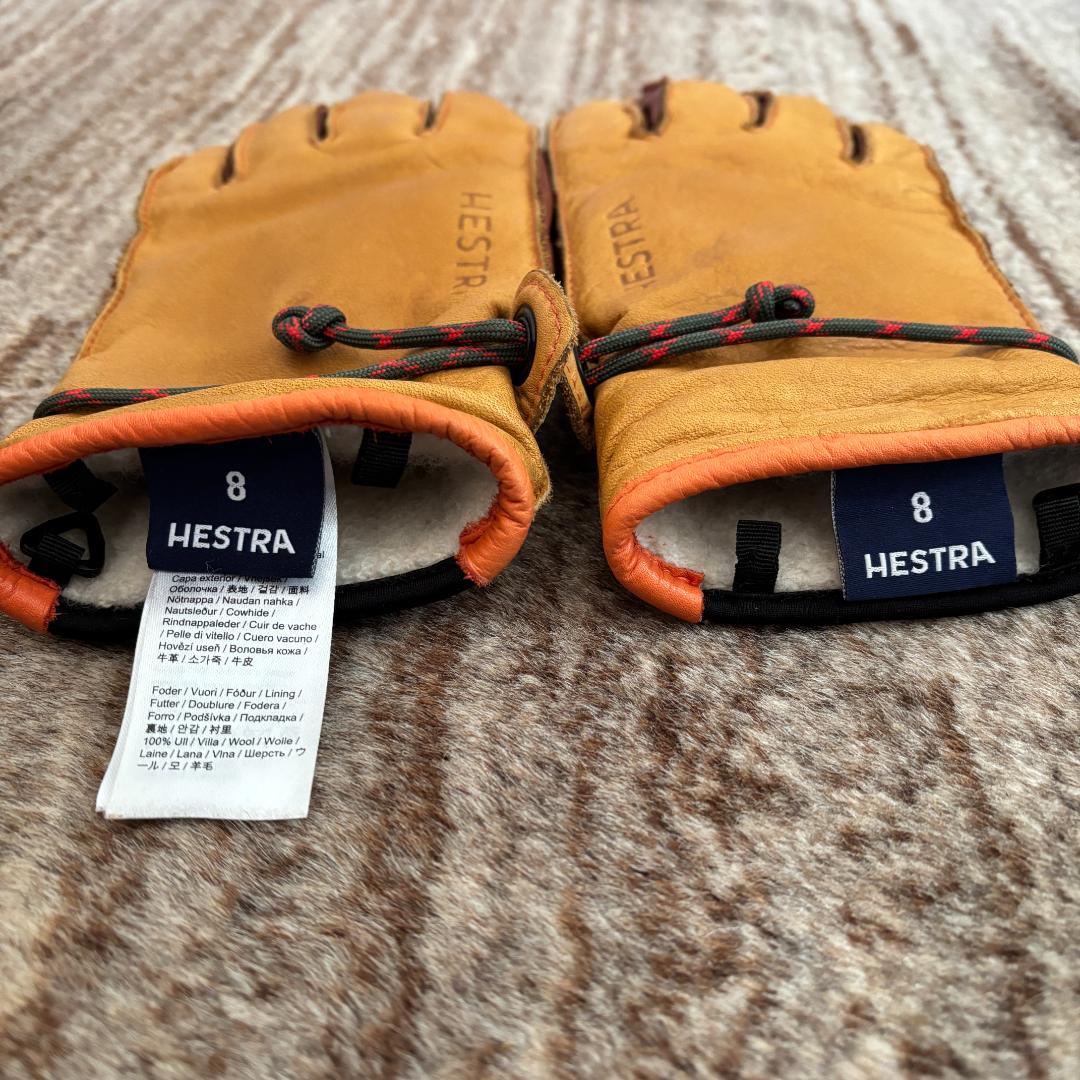 【サイズ8】HESTRA ヘストラ WAKAYAMA　レザーグローブ