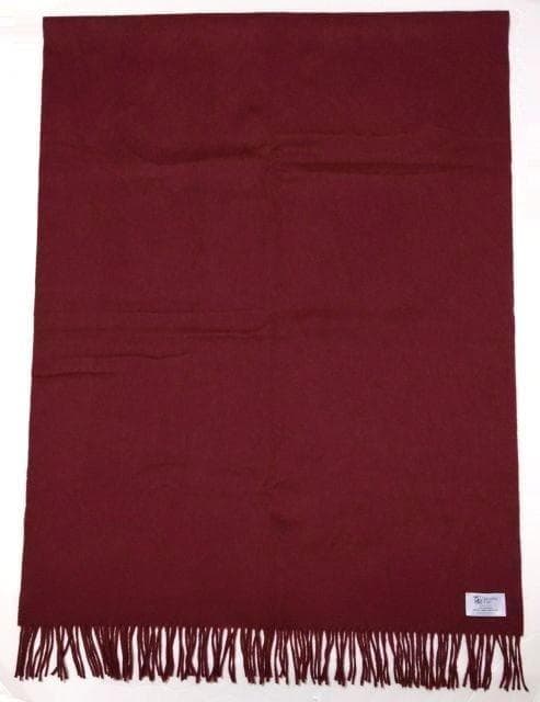 極美品★Johnstons ジョンストンズ★カシミヤ混 ストール 大判 ボルドー