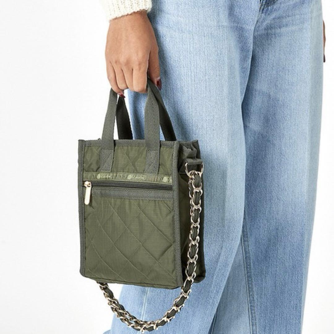 新品 LeSportsac CHAIN MINI N/S TOTE レスポート