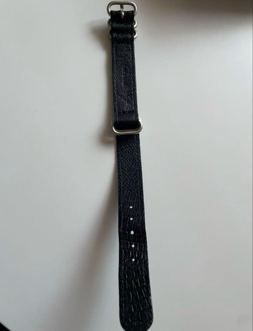 THE SOLE NATOベルト　クロコダイル 20mm