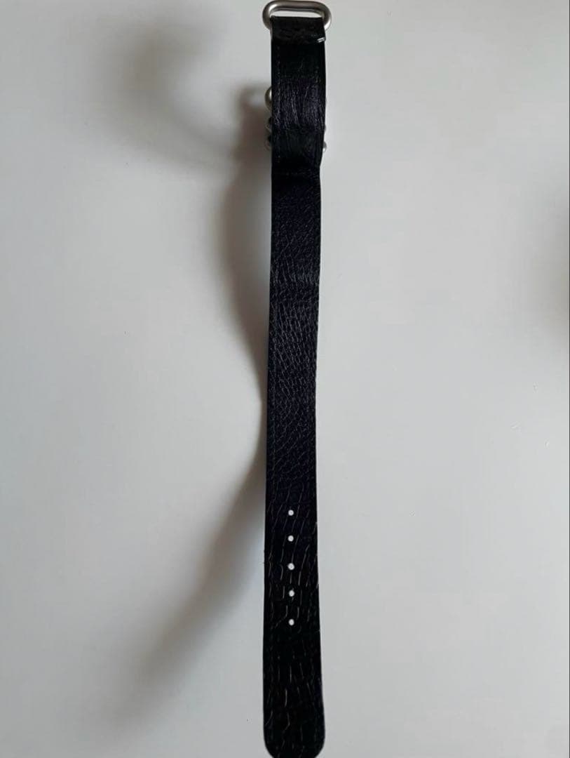 THE SOLE NATOベルト　クロコダイル 20mm