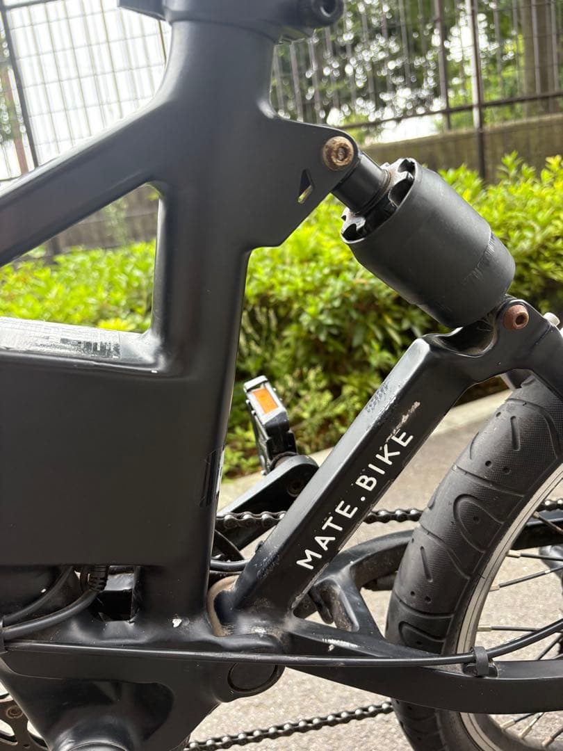 MATE 折りたたみ電動アシスト自転車 ブラック