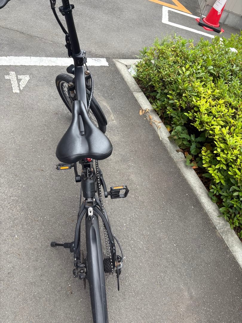 MATE 折りたたみ電動アシスト自転車 ブラック