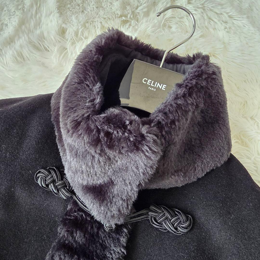 【美品/アンゴラ】ヴィヴィアンタム チァイナ ファーコート ジャケット ブラック