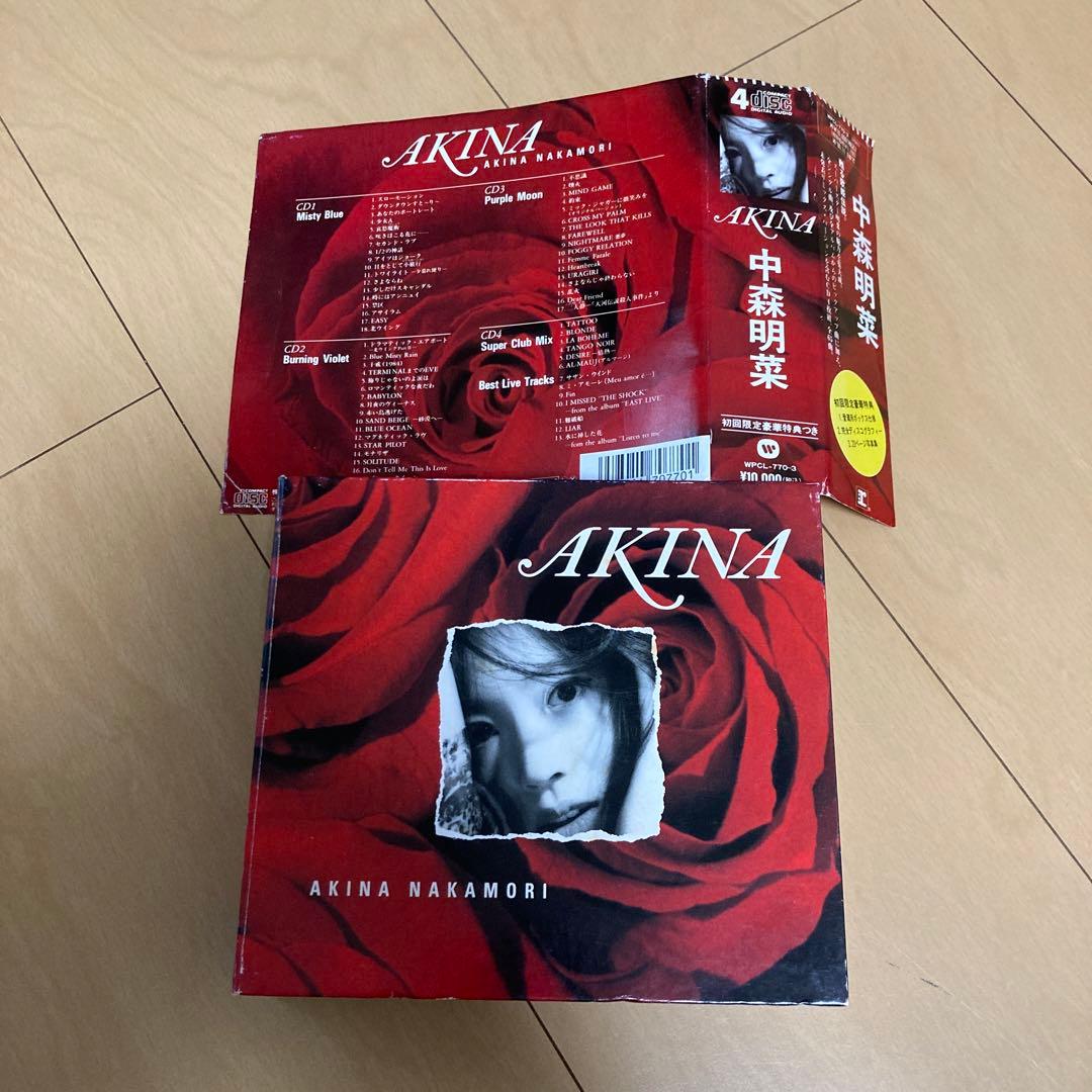 【即購入ok!!】中森明菜『AKINA』4枚組ベスト 初回限定豪華BOX仕様
