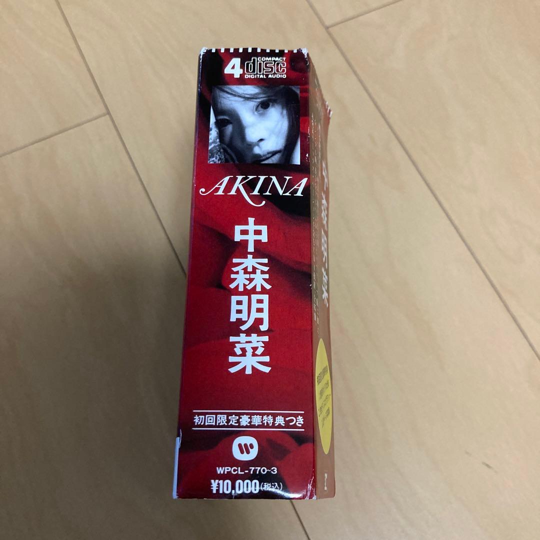 【即購入ok!!】中森明菜『AKINA』4枚組ベスト 初回限定豪華BOX仕様