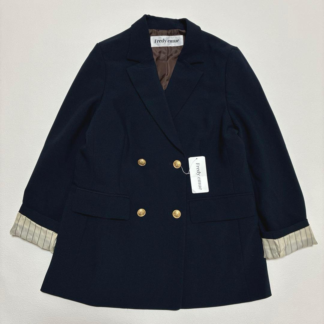 【2025SSタグ付未使用品】fredy emue ダブルブレストジャケット