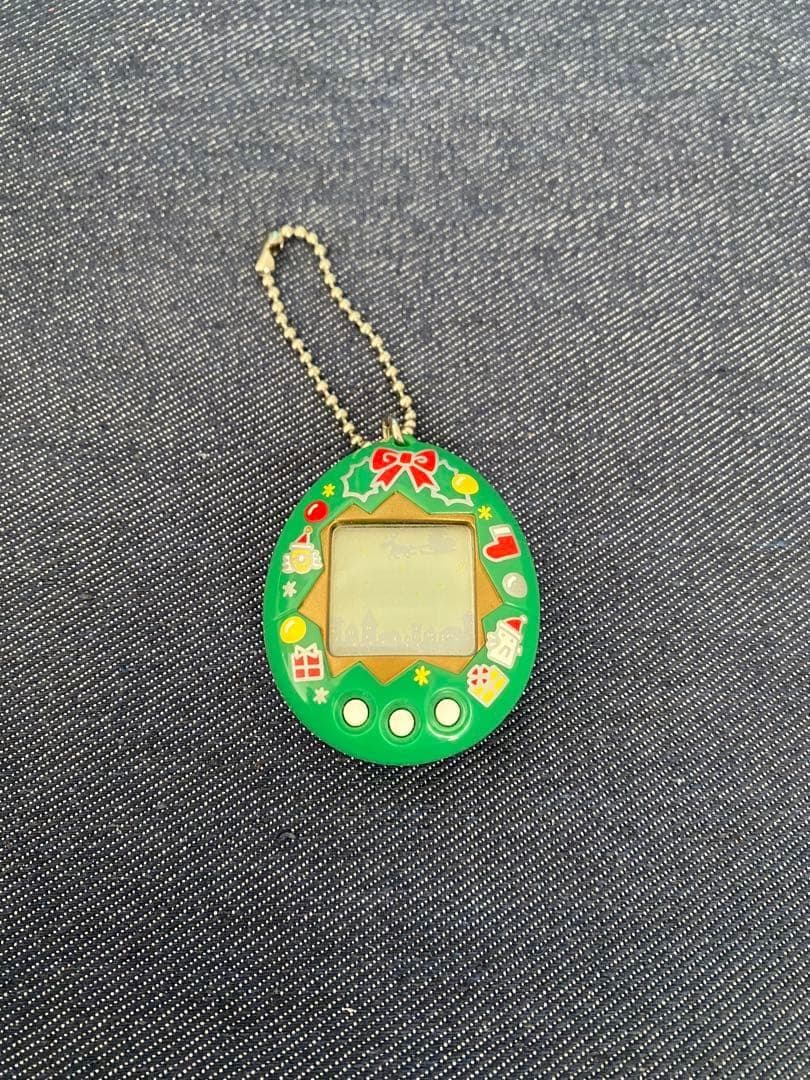 【動作確認済】サンタクロっちのたまごっち 　グリーン　緑　SH7