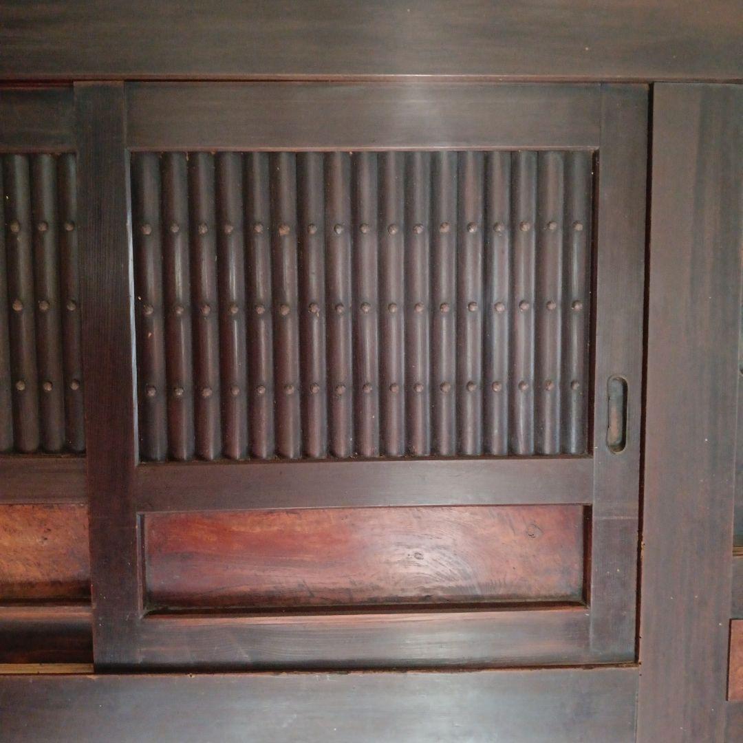 六尺近江水屋　箪笥　和箪笥　キャビネット　みずや 古家具 アンティーク 木製