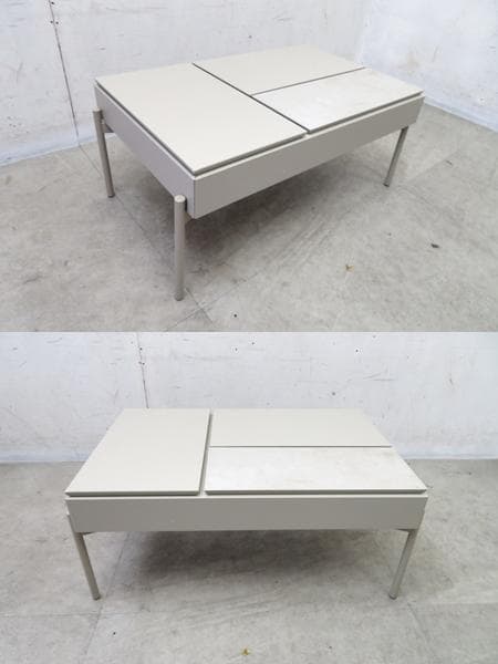 美品■BoConcept■CHIVA■コーヒーテーブル■収納付きセラミック