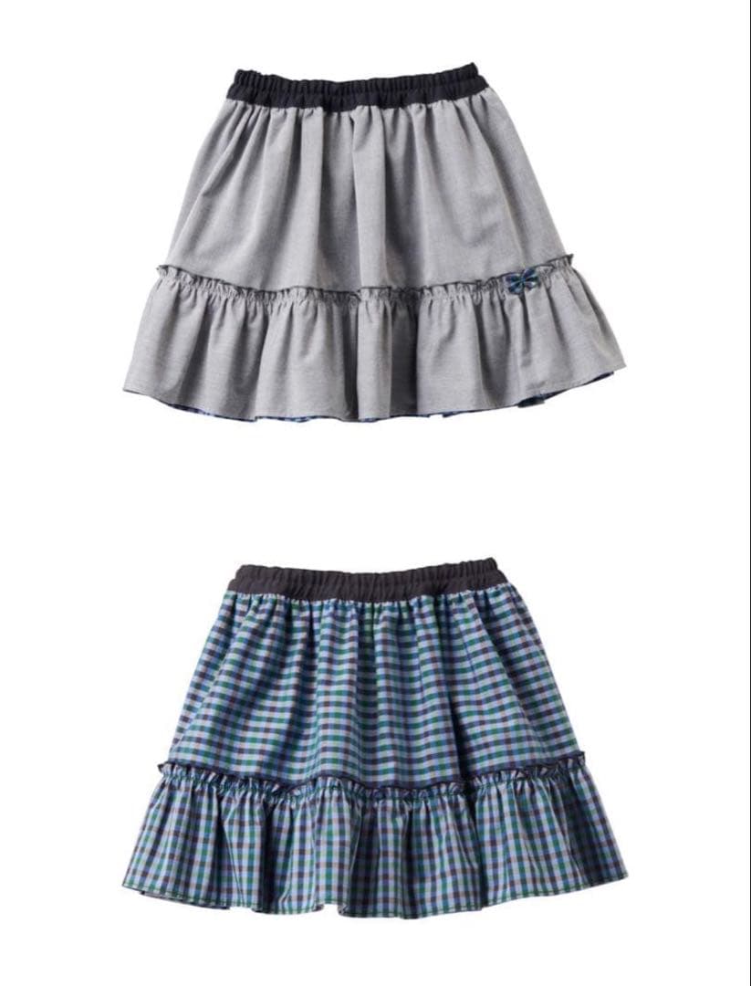 familiar リバーシブルスカート　90㎝