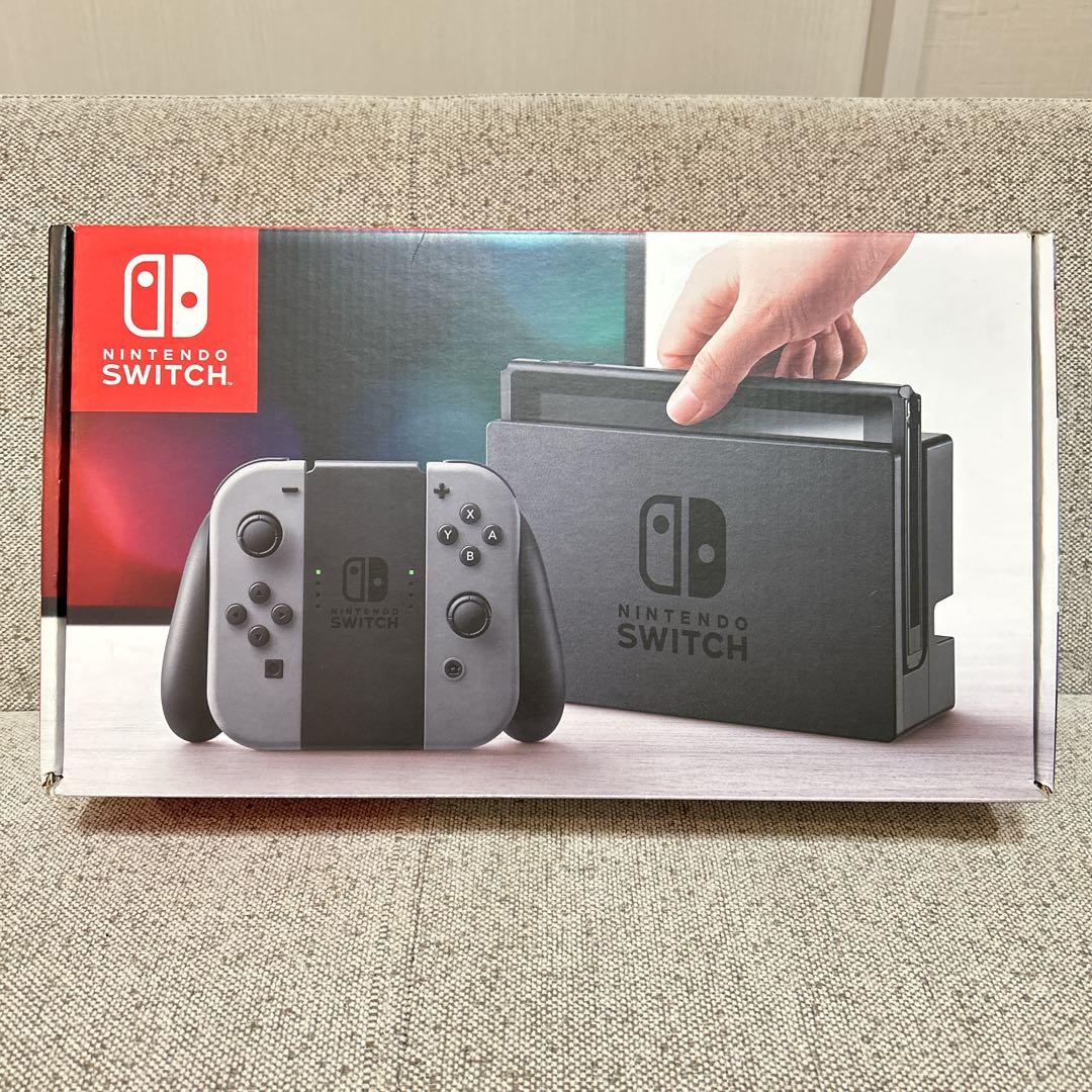 【美品】 Nintendo Switch 本体 グレー