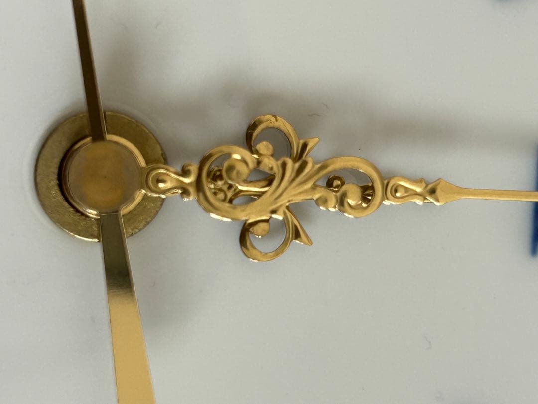 【新品未使用】MEISSEN／マイセン ブルーオニオン掛け時計　説明書箱保証書付