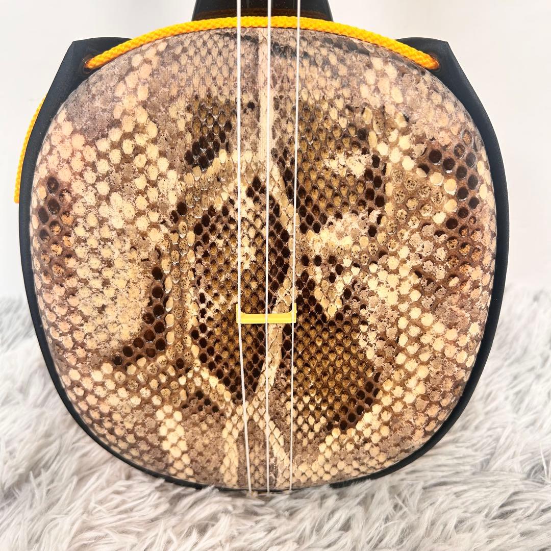 【動作品】沖縄三線 三味線　本皮