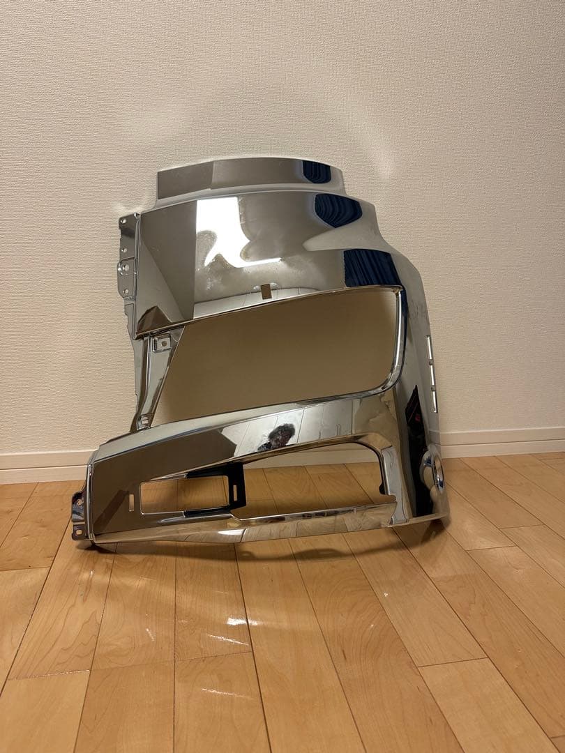 17プロフィア　純正メッキバンパー新車外し　ウォッシャー付き