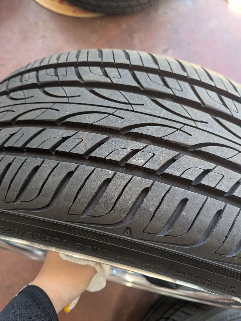 work zeast st2 21インチホイール・タイヤセット