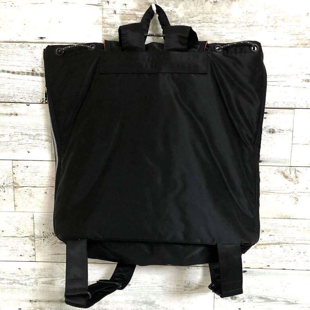 新型✨新品同様 ポーター タンカー リュック ボタン A4可 大容量 ブラック